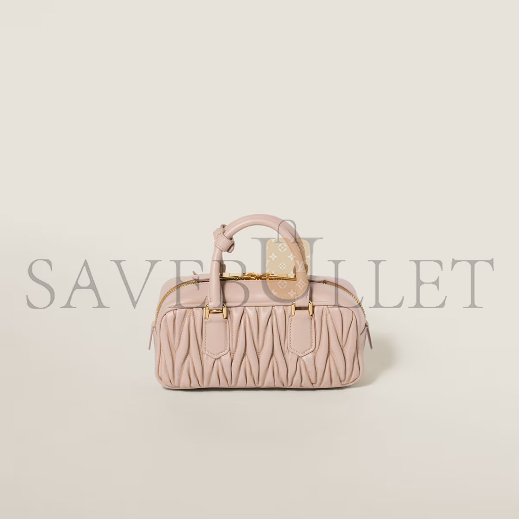 MIU MIU ARCADIE MATELASSÉ NAPPA LEATHER BAG 5BB142 (22*10.5*7.5cm)